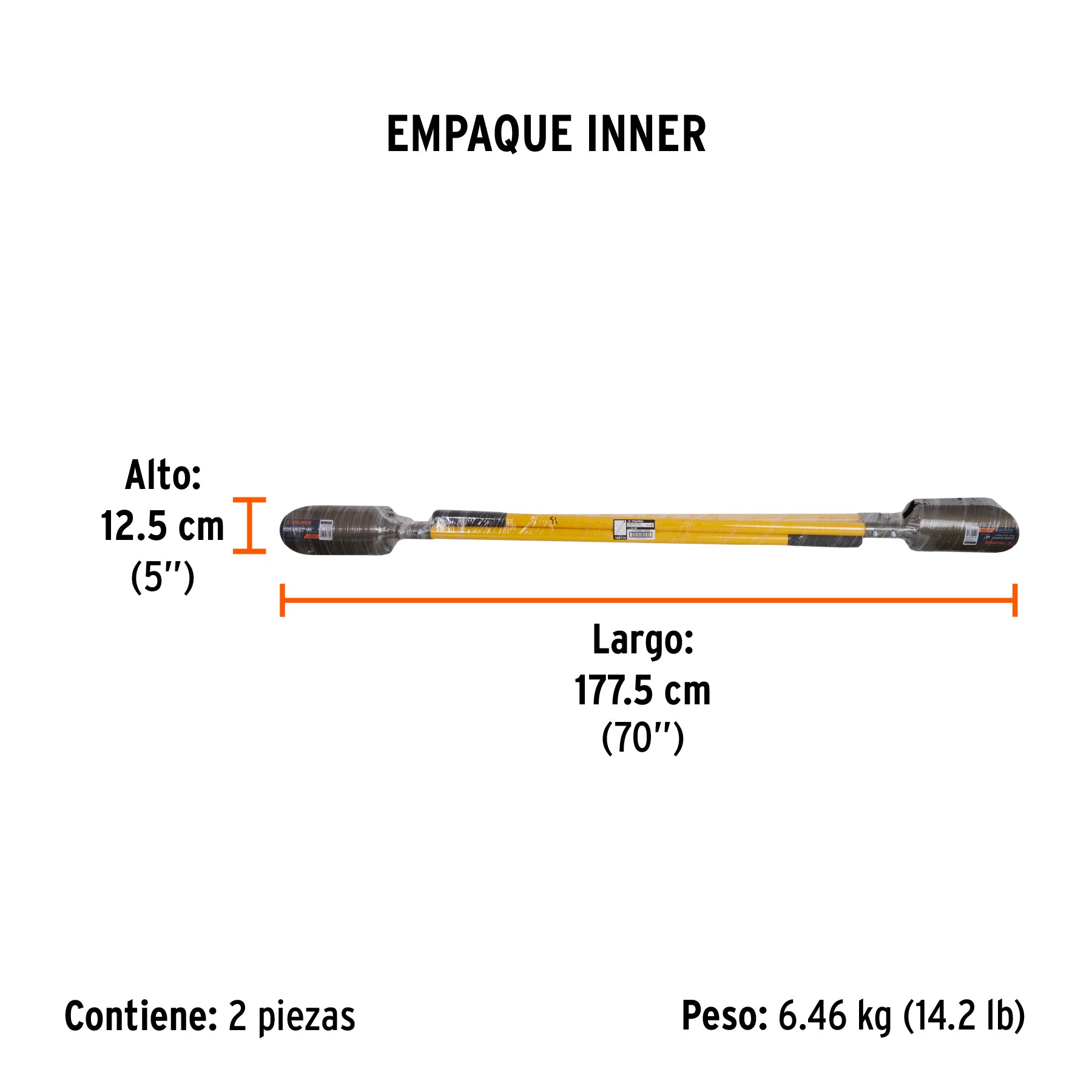 Cavador mango fibra de vidrio 45"