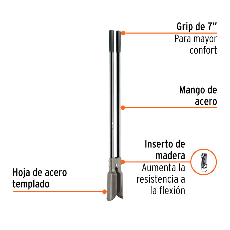 Cavador mango de acero 45"