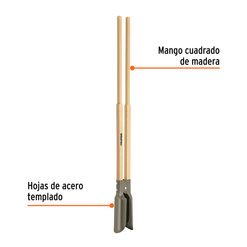 Cavador mango de madera 45"