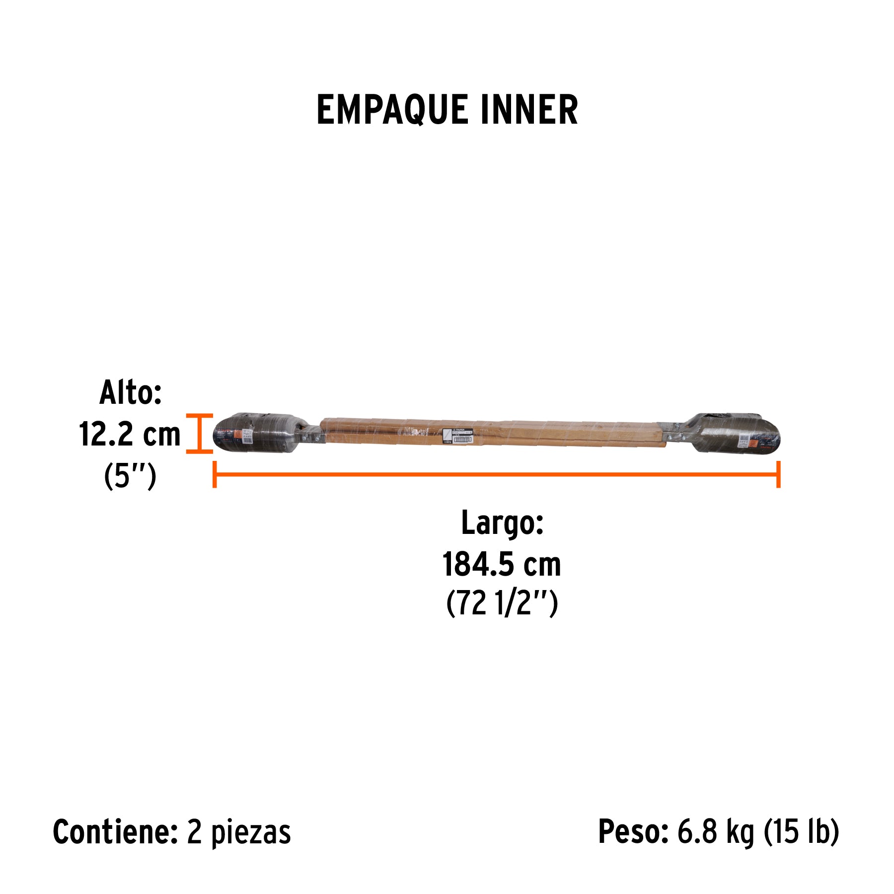 Cavador mango de madera 45"