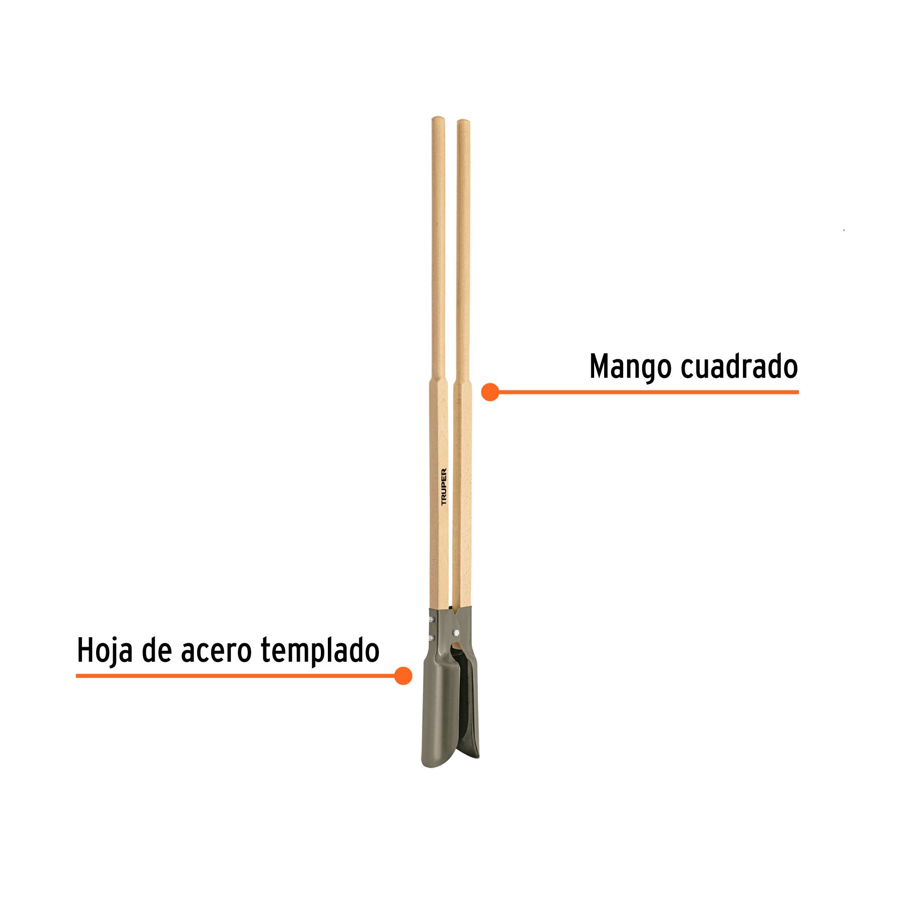 Cavador mango de madera 45"
