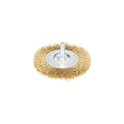 Carda circular 3", alambre fino, para taladro