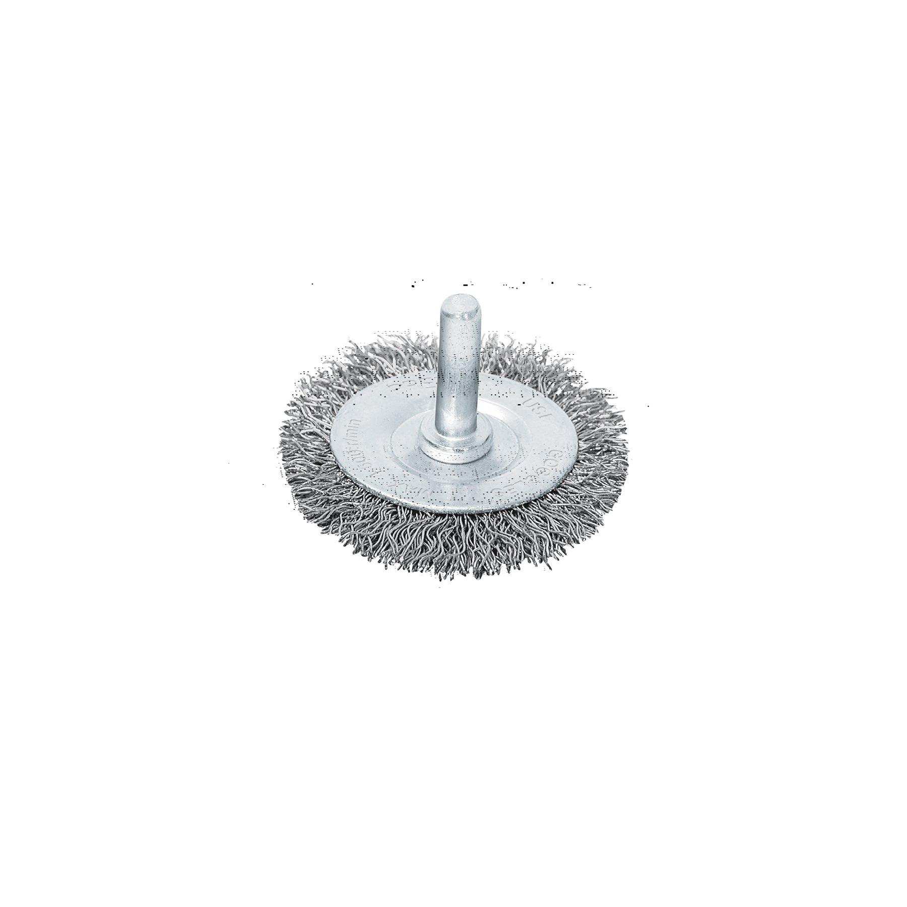 Carda circular 3", alambre grueso, para taladro, pretul
