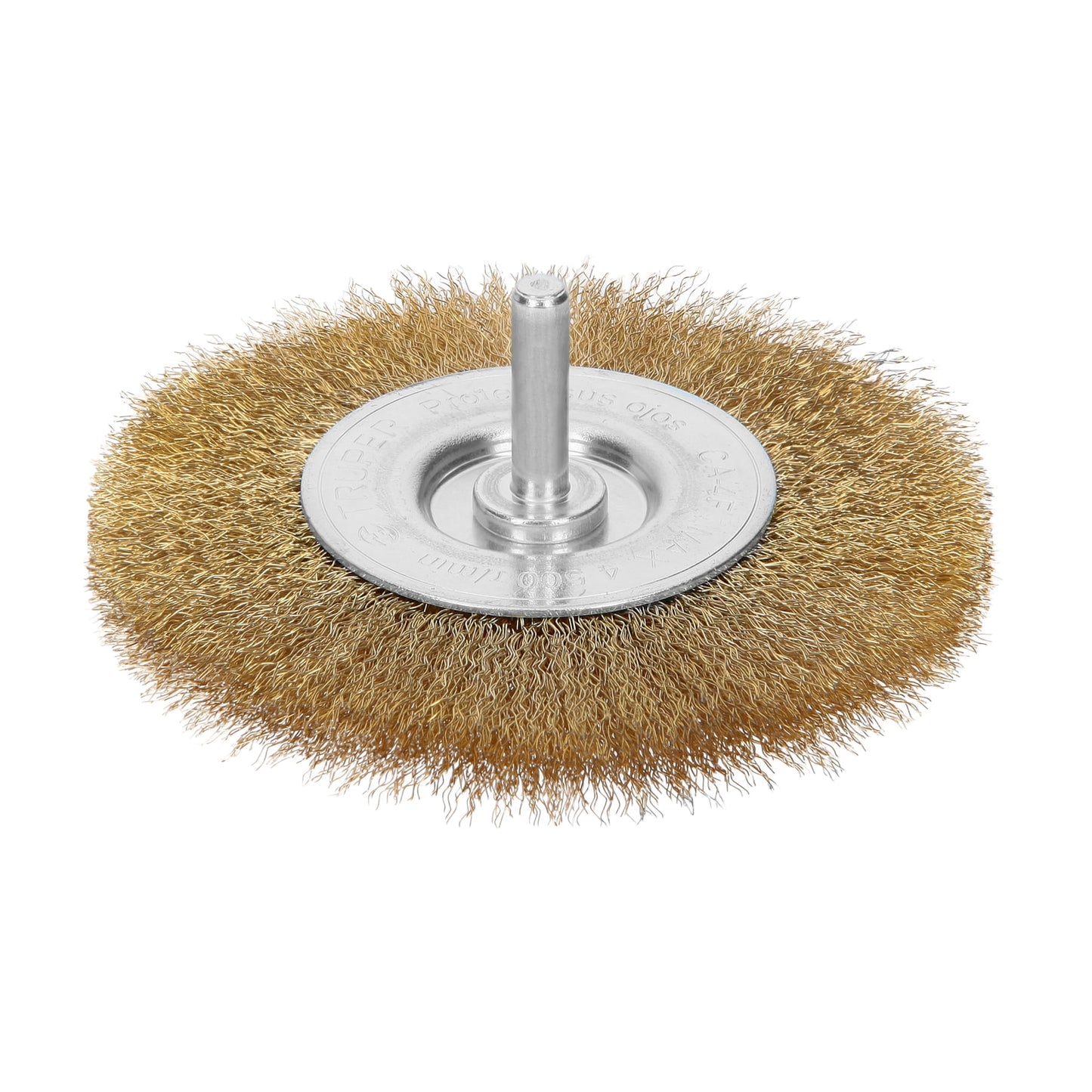 Carda circular 4", alambre fino, para taladro