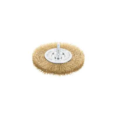 Carda circular 4", alambre fino, para taladro