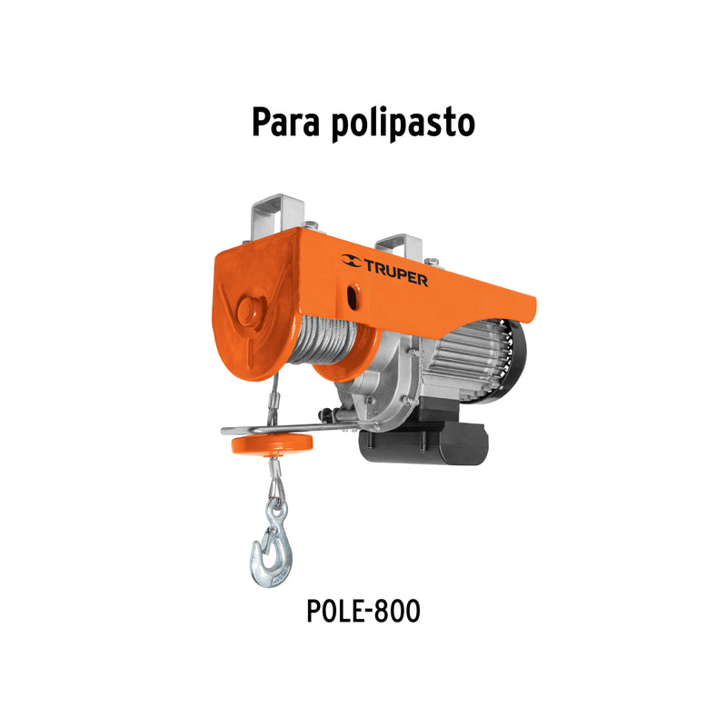 Cable de repuesto para polipasto eléctrico POLE-800, Truper