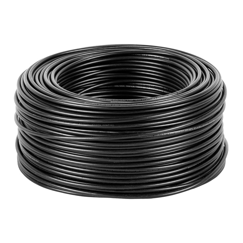 Cable THHW-LS, 10 AWG, color negro rollo 100 m