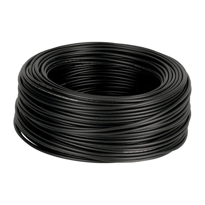 Cable THHW-LS, 12 AWG, color negro rollo 100 m