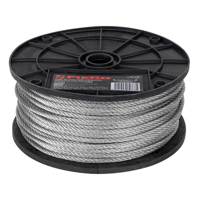 Cable rígido de acero 3/16", 7X7, 75 m