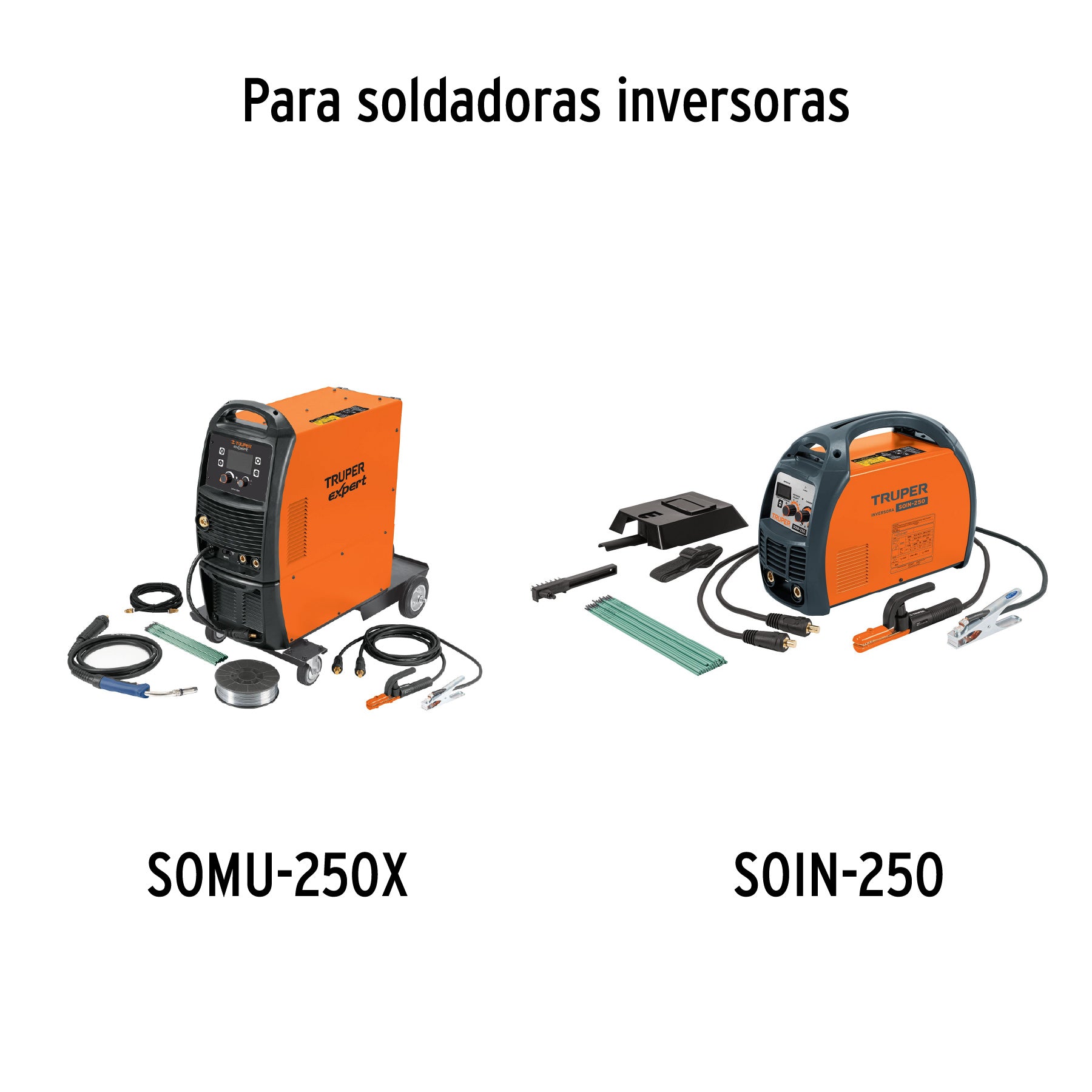Cable para soldadora SOIN-250, con pinza de tierra