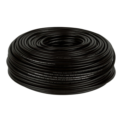 Cable THHW-LS, 8 AWG, color negro rollo 100 m