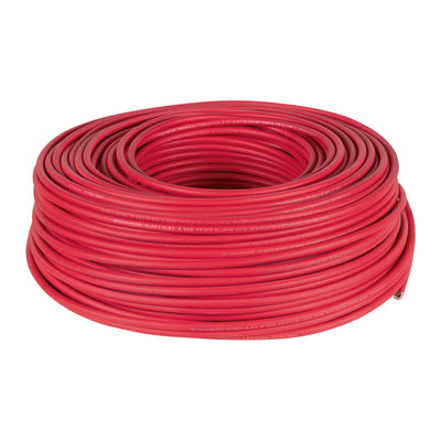 Cable THHW-LS, 8 AWG, color rojo rollo 100 m