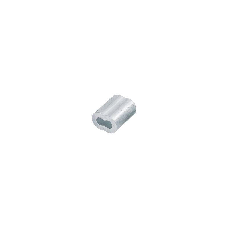 Bolsa con 50 casquillos dobles de aluminio, 1/8', Fiero