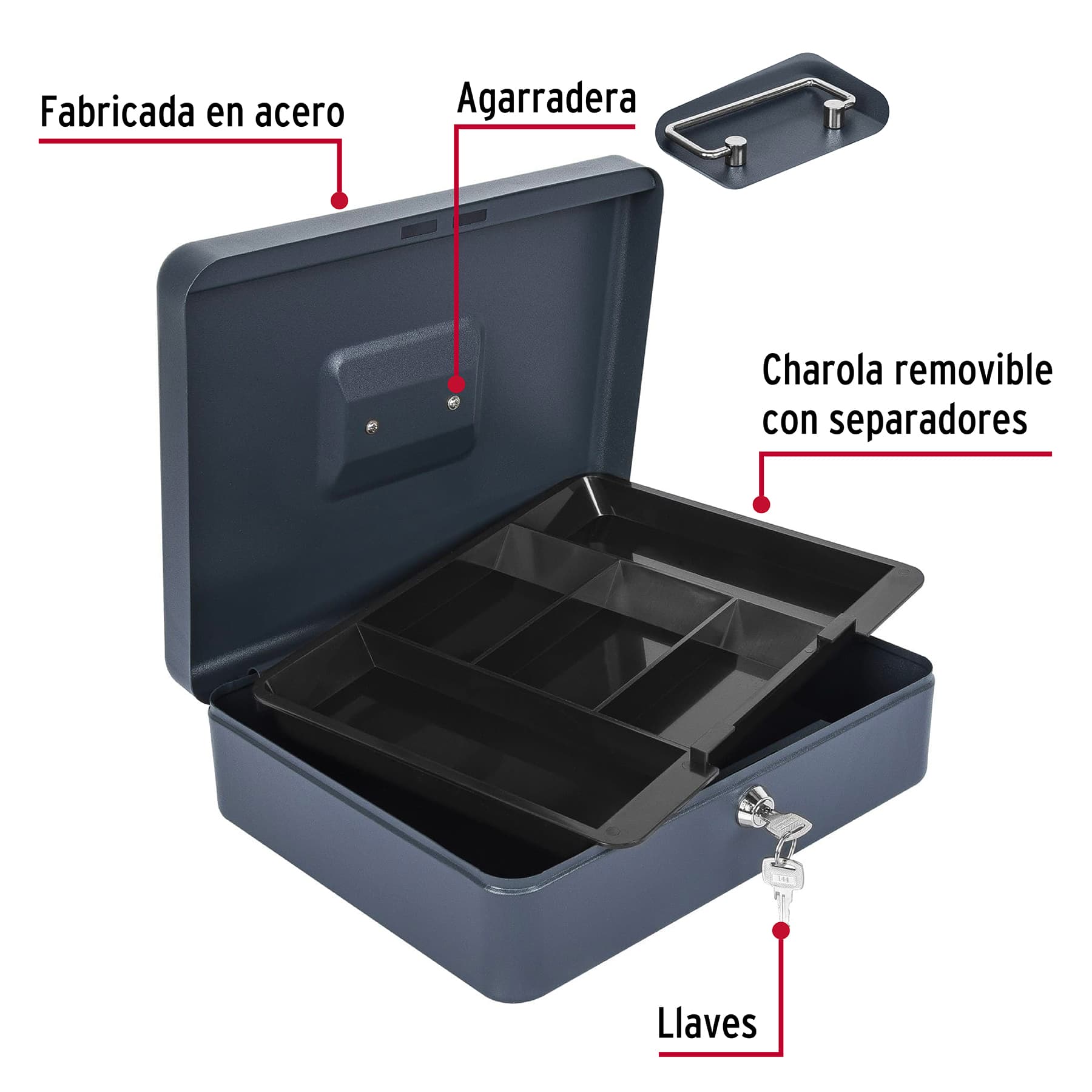 Caja de dinero, 30 cm