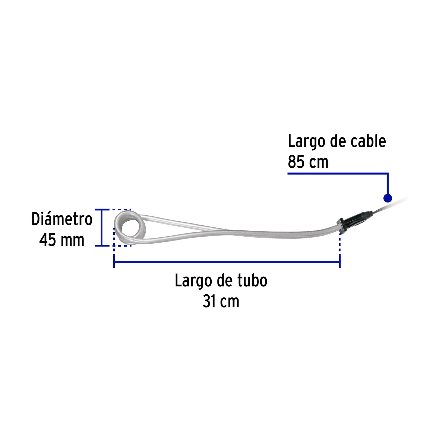 Calentador de inmersión # 10, 1900 W 38 litros Volteck