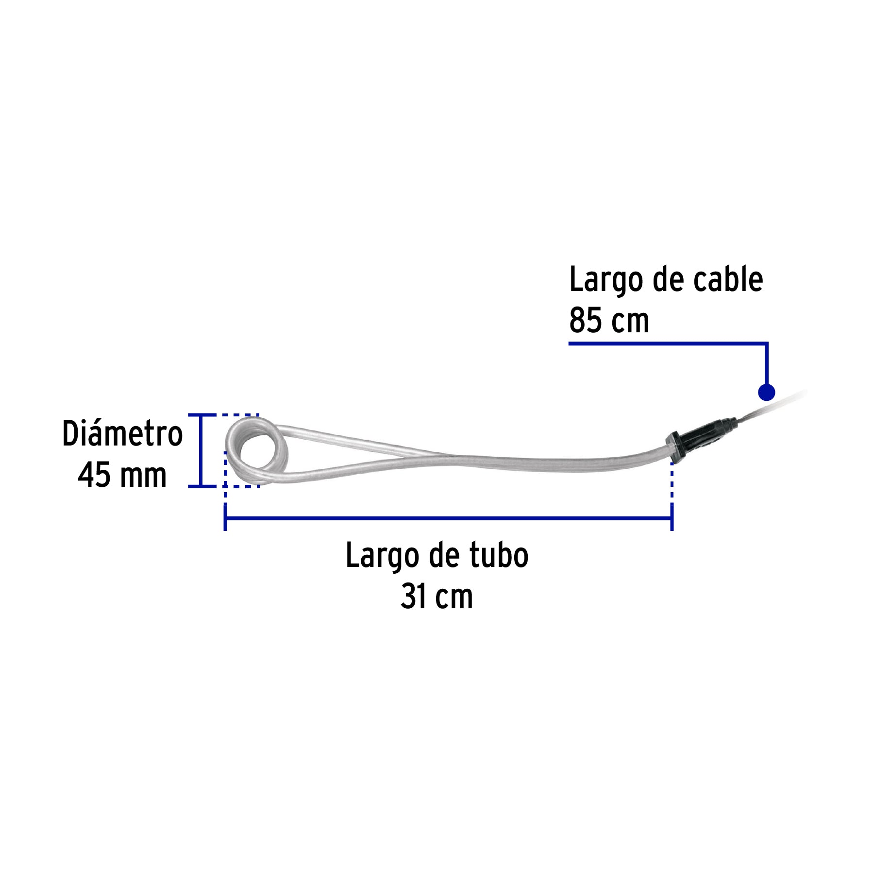 Calentador de inmersión # 10, 1900 W 38 litros Volteck