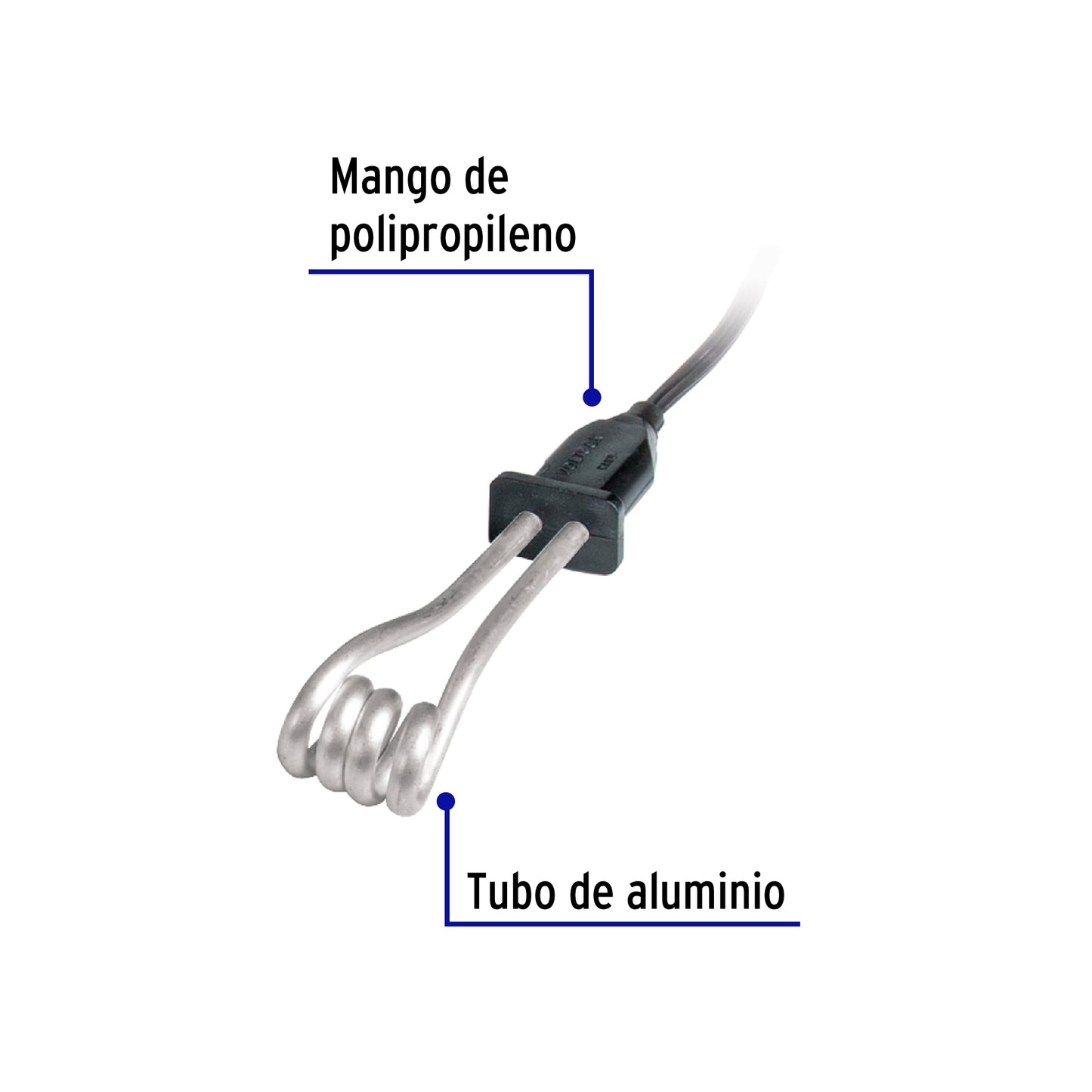 Calentador de inmersión # 1, 400 w 8 litros Volteck