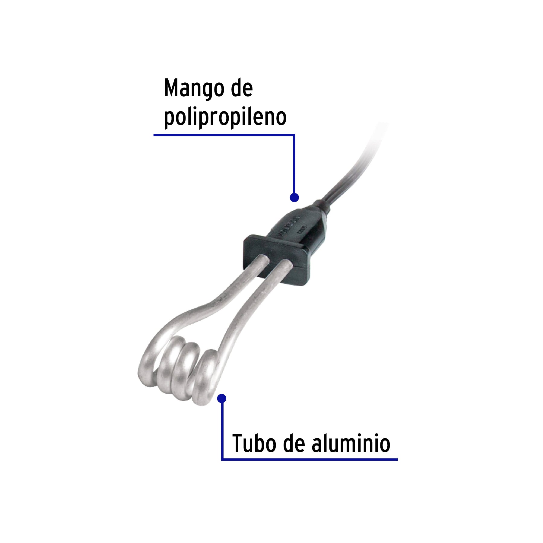 Calentador de inmersión # 1, 400 w 8 litros Volteck