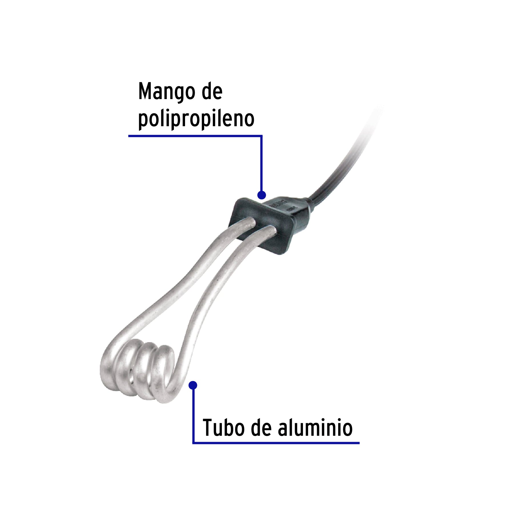 Calentador de inmersión # 2, 500 w 10 litros Volteck