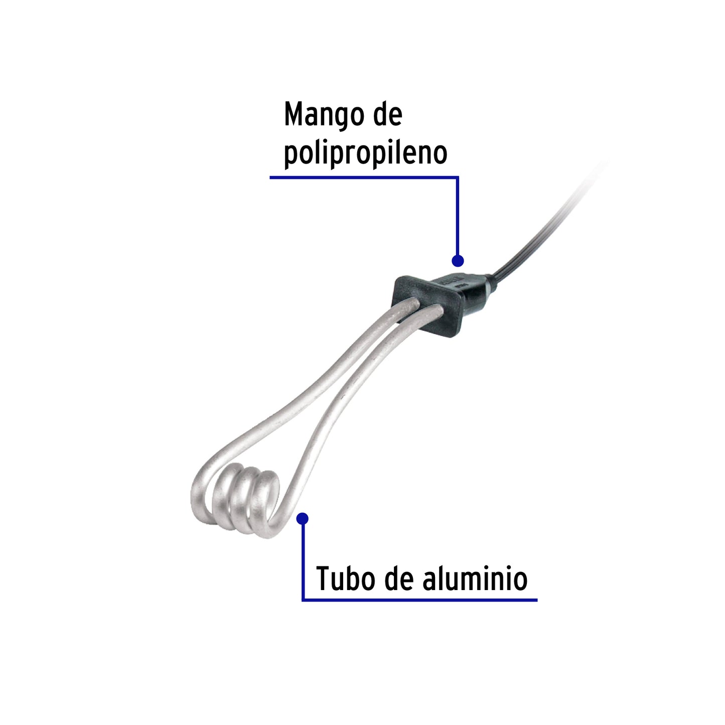 Calentador de inmersión # 3, 600 w 12 litros Volteck