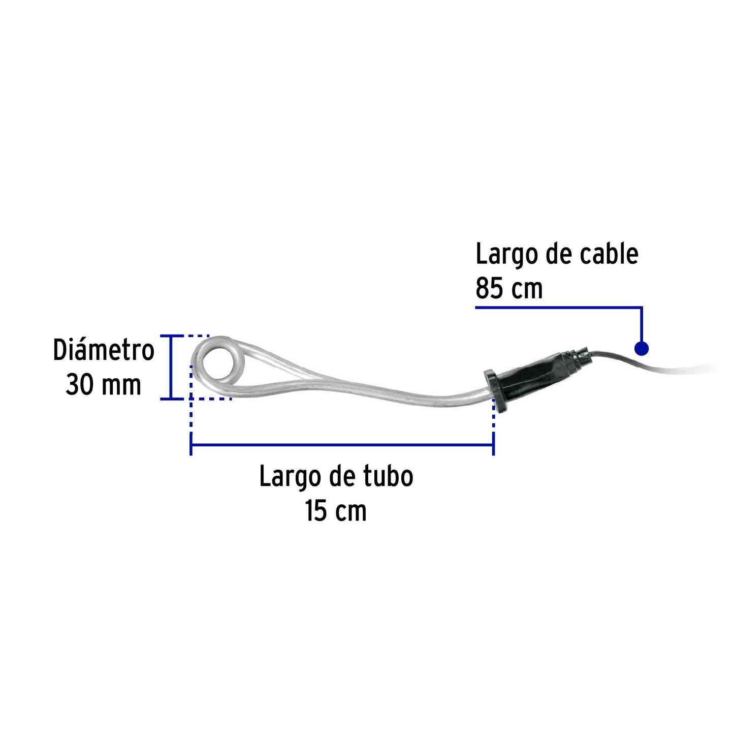 Calentador de inmersión # 3, 600 w 12 litros Volteck