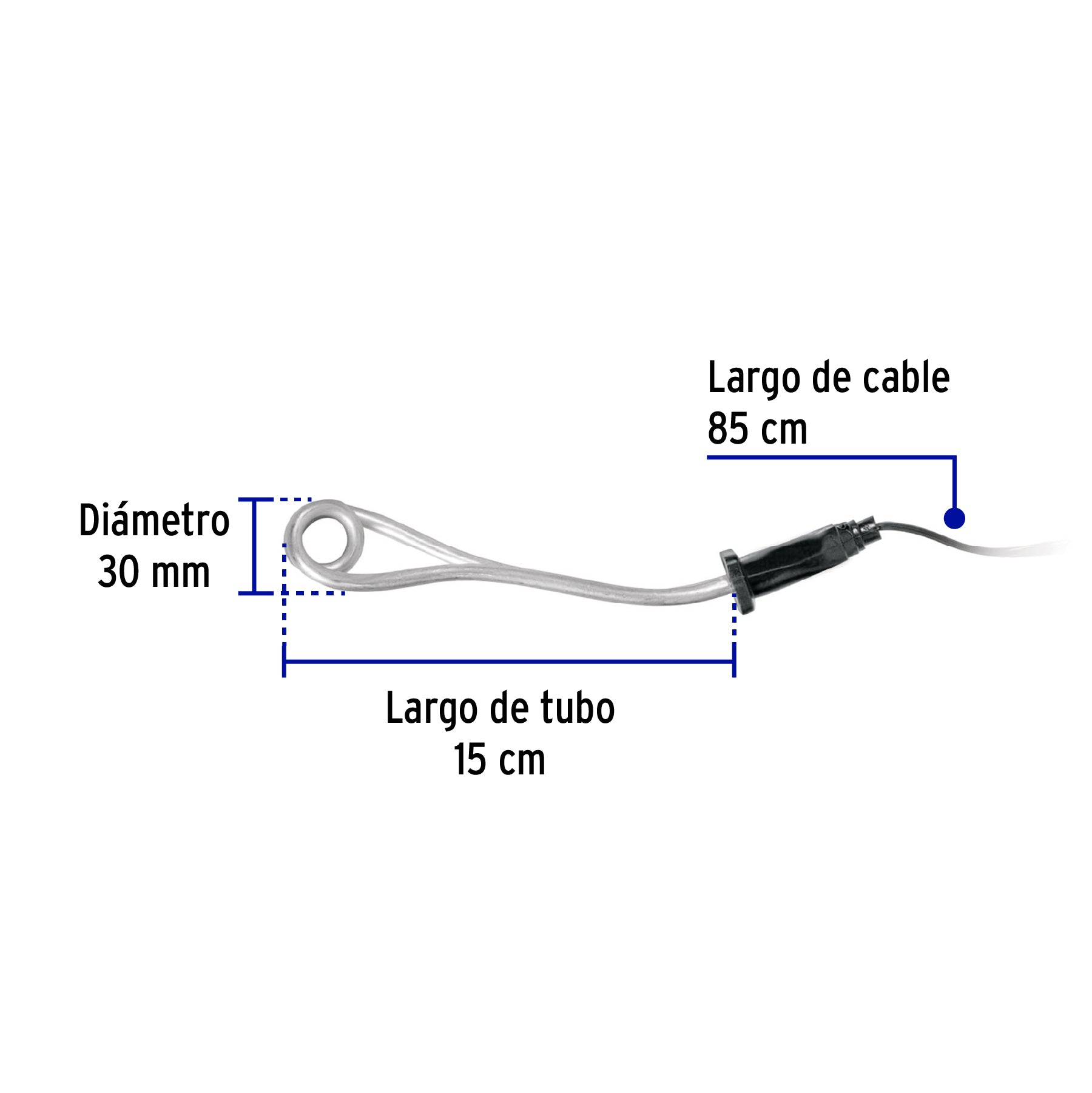 Calentador de inmersión # 3, 600 w 12 litros Volteck