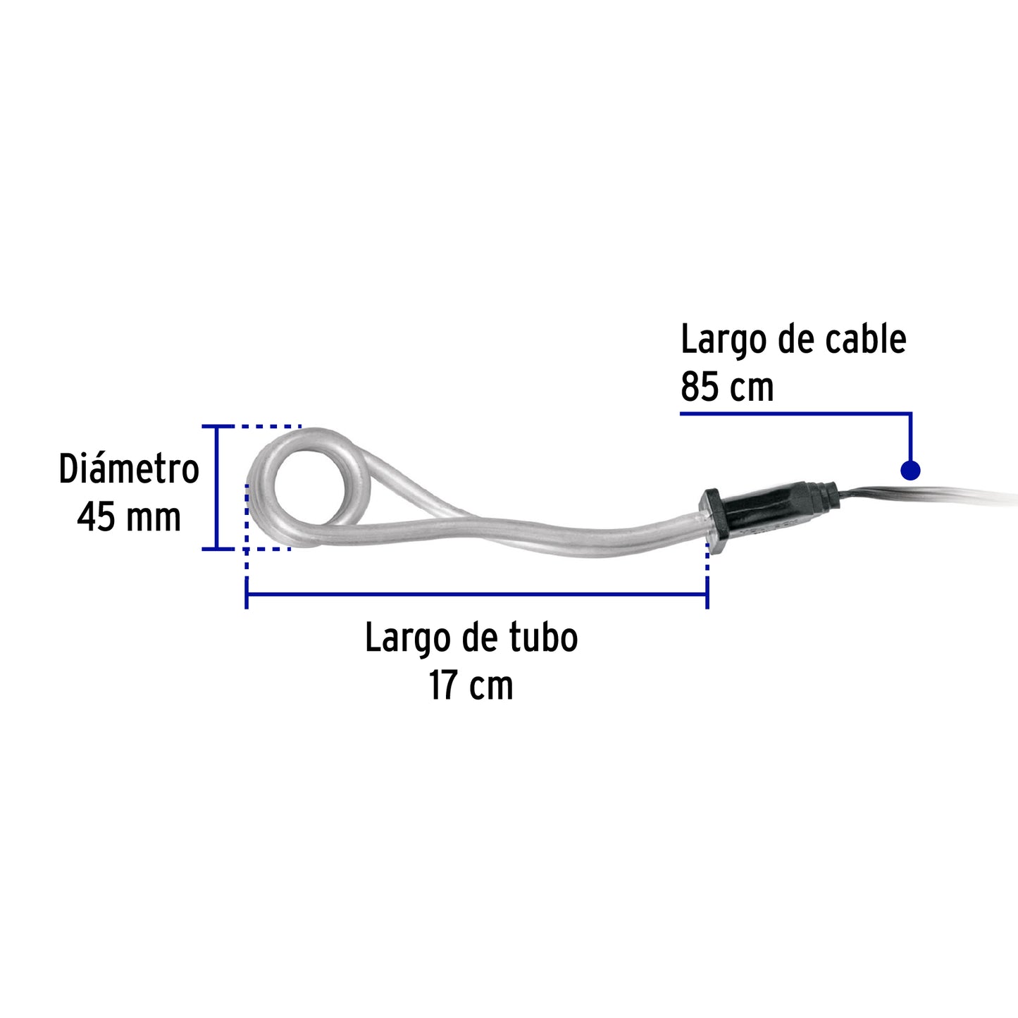 Calentador de inmersión # 4, 750 w 15 litros Volteck