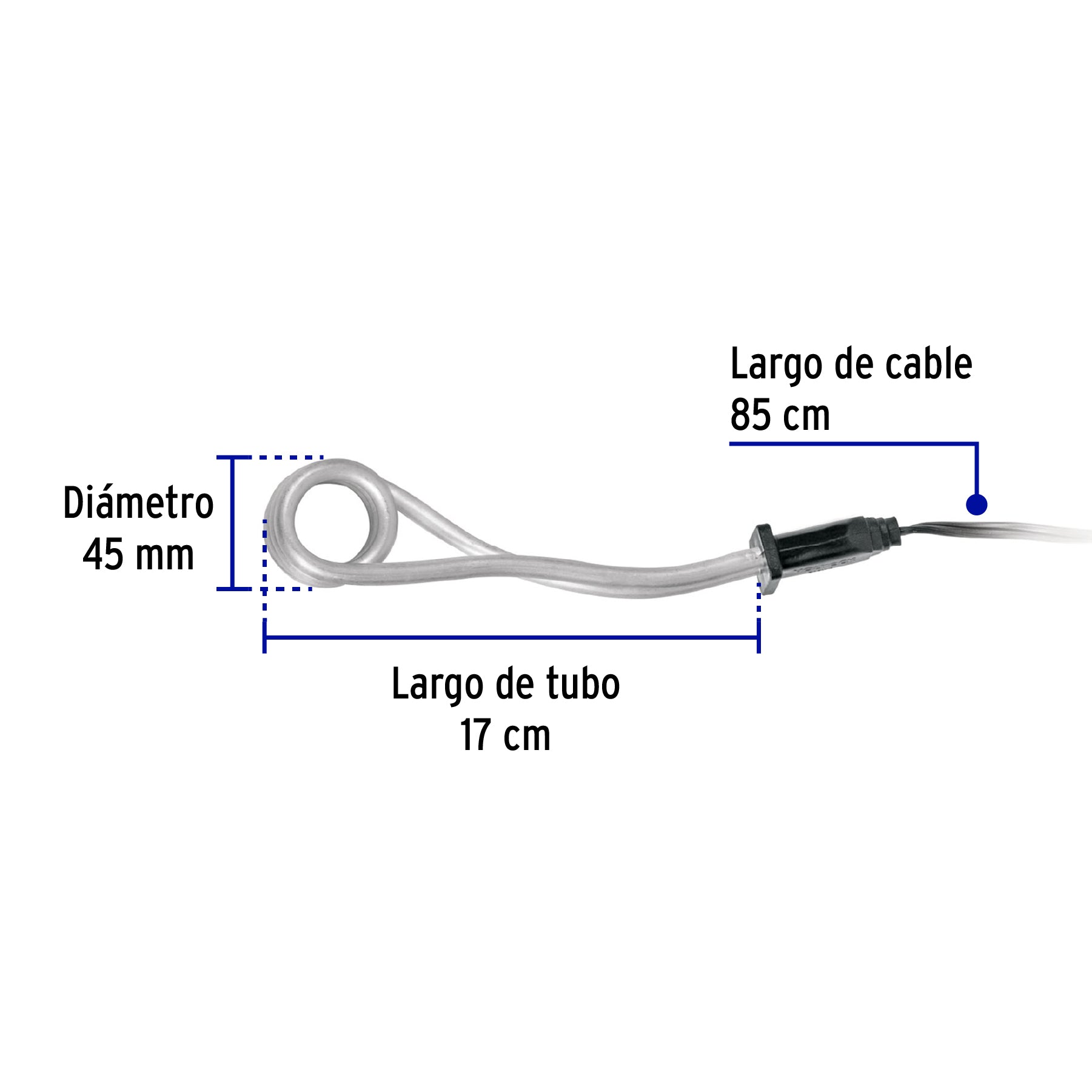 Calentador de inmersión # 4, 750 w 15 litros Volteck