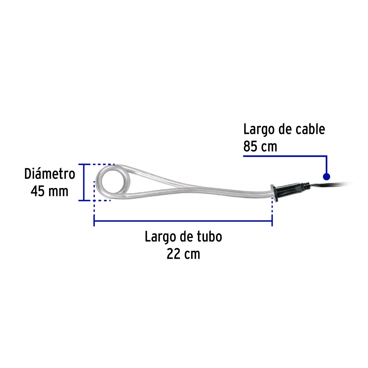 Calentador de inmersión # 5, 900 w 18 litros Volteck