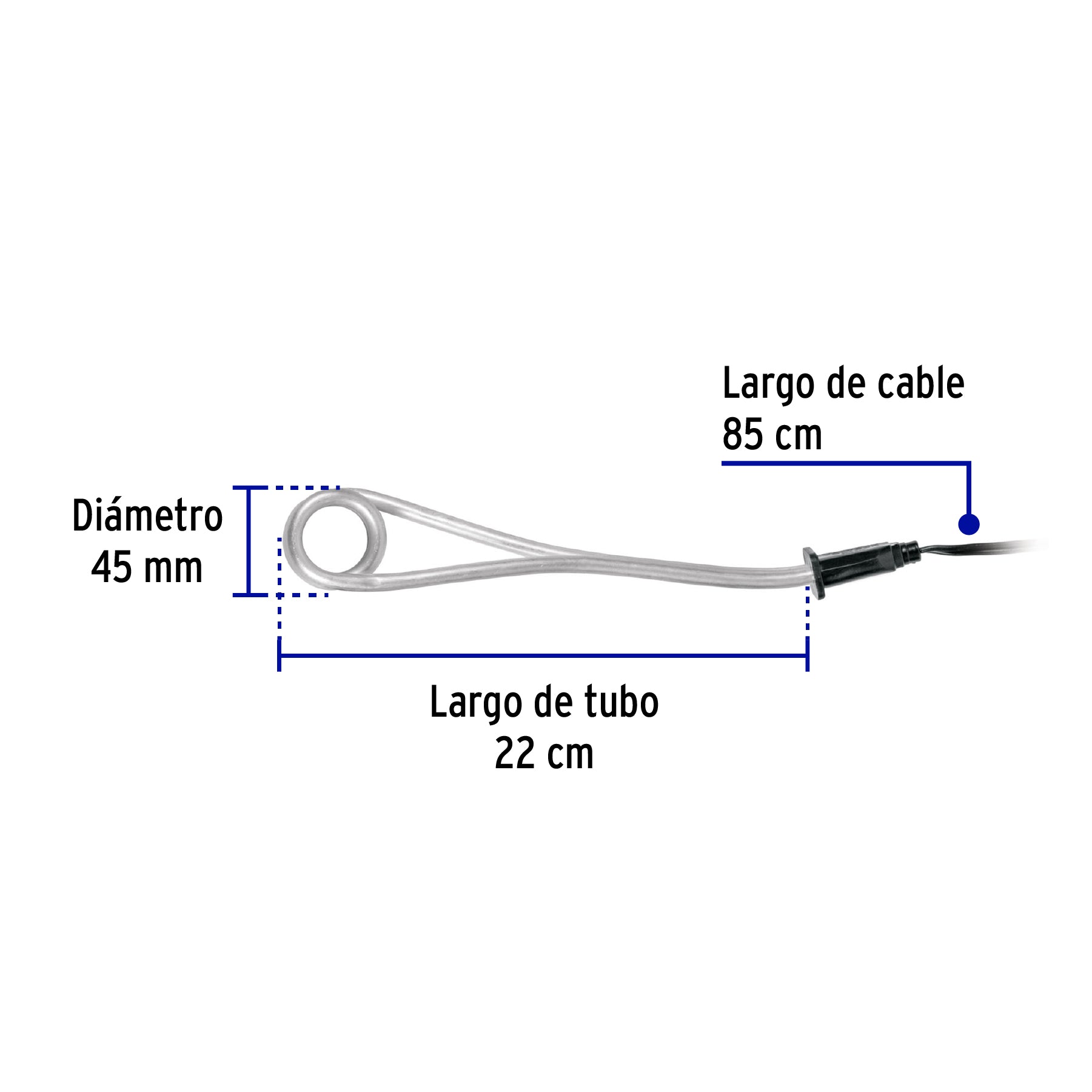 Calentador de inmersión # 5, 900 w 18 litros Volteck