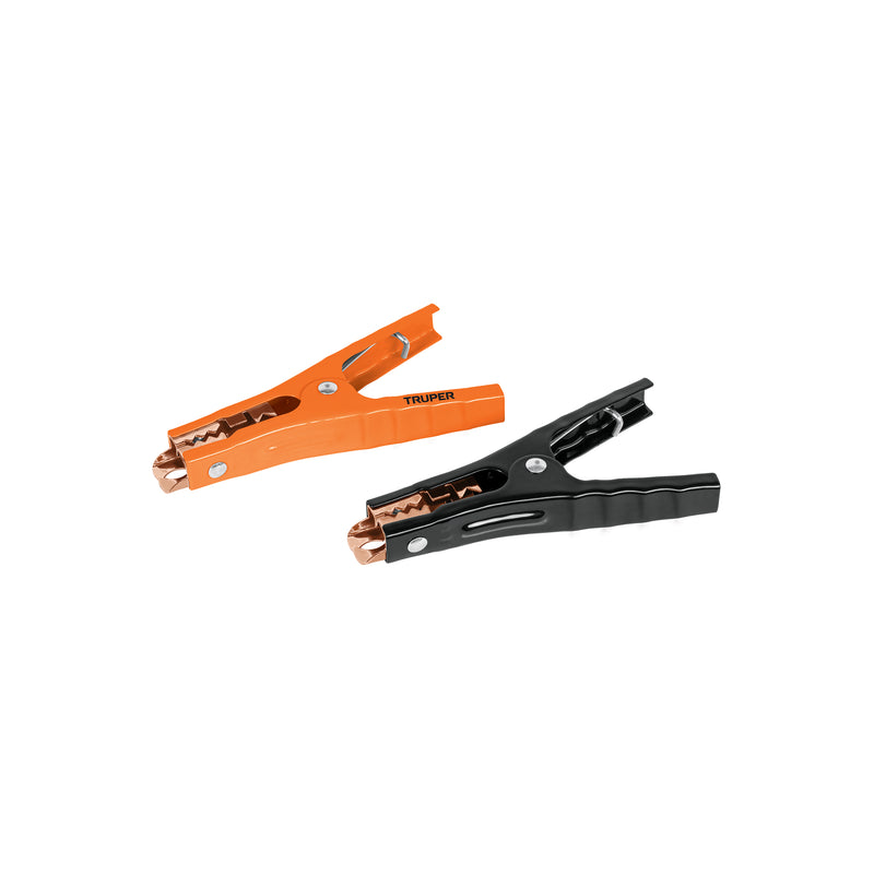 Pinzas caimán para cable pasa corriente, 2 piezas