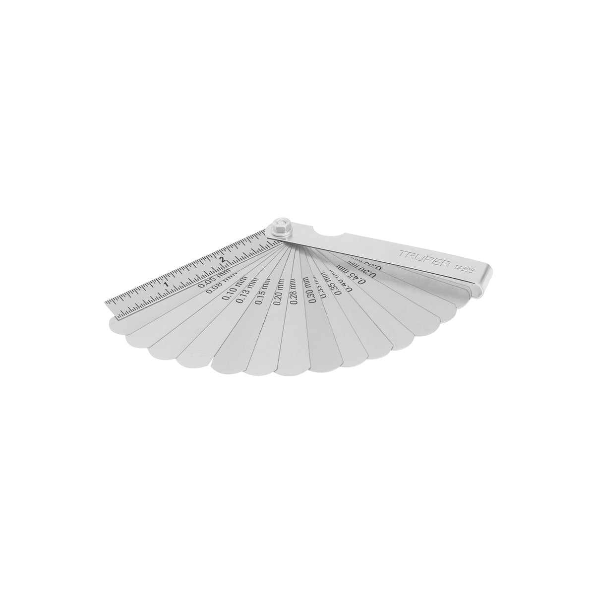 Calibrador para bujías, 15 hojas
