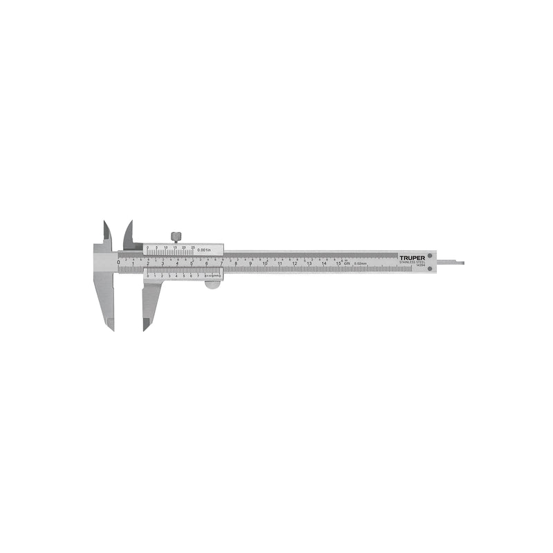 Calibrador de 6", milimétrico y standard