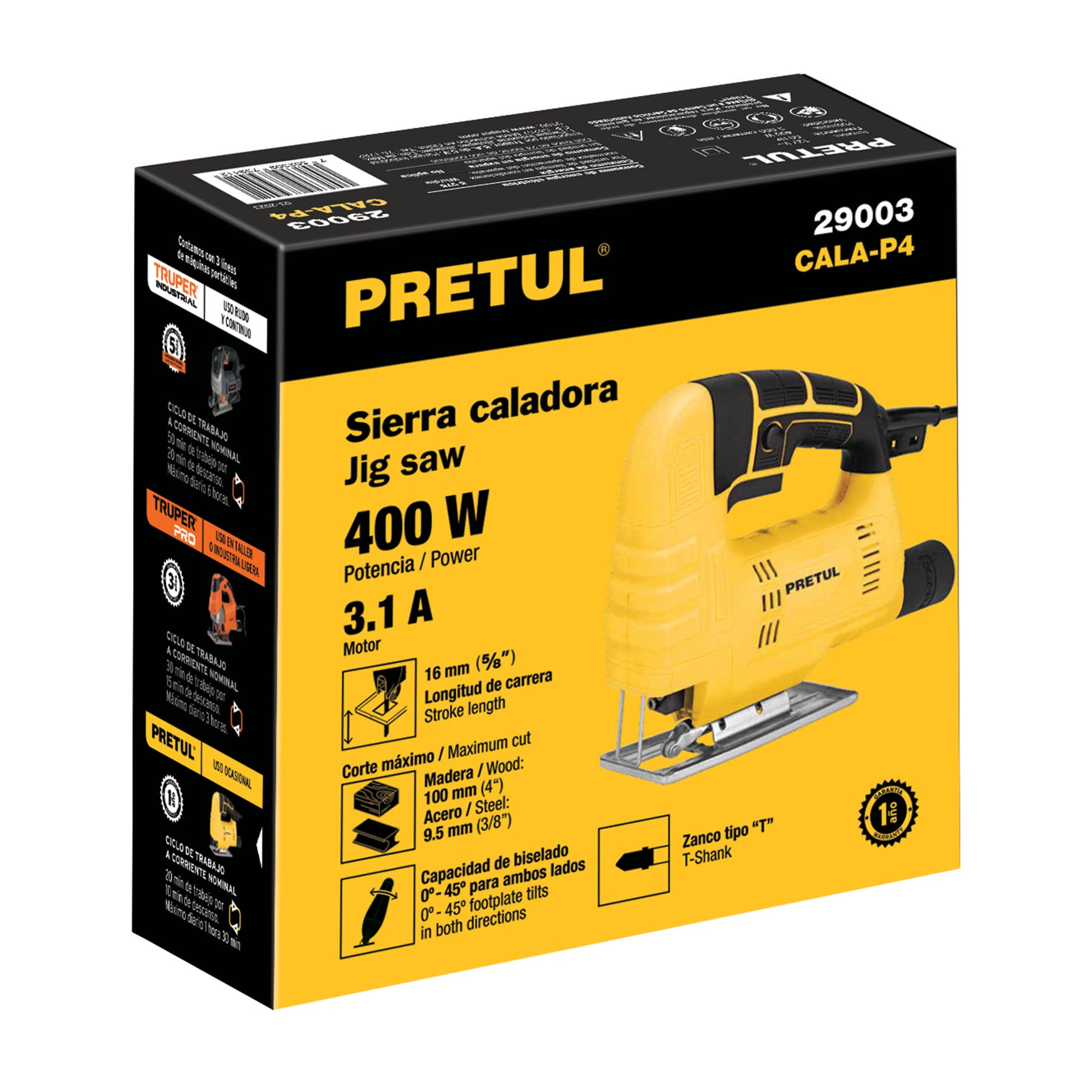 Sierra caladora 400 W, Pretul