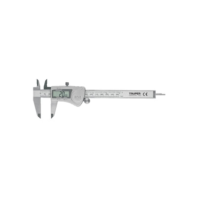 Calibrador digital de 6", milimétrico y standard