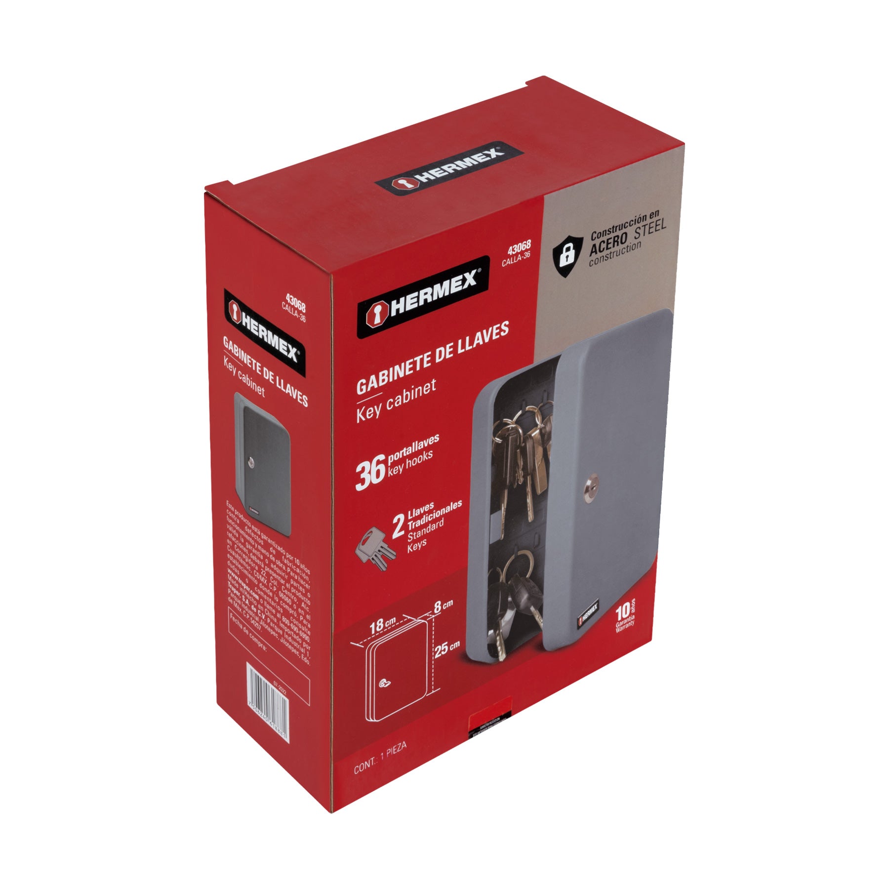 Caja para 36 llaves