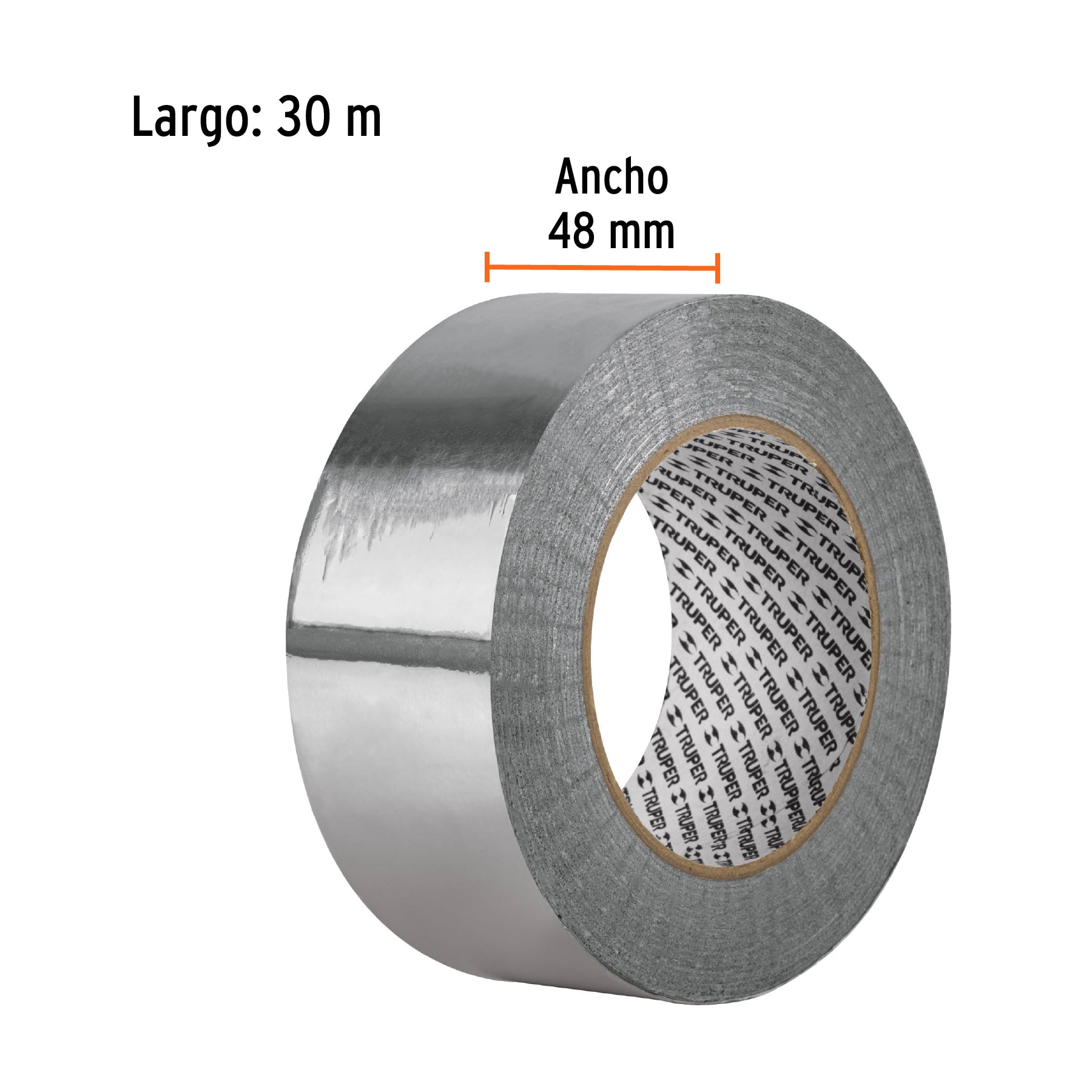 Cinta de aluminio, 48 mm x 30 m