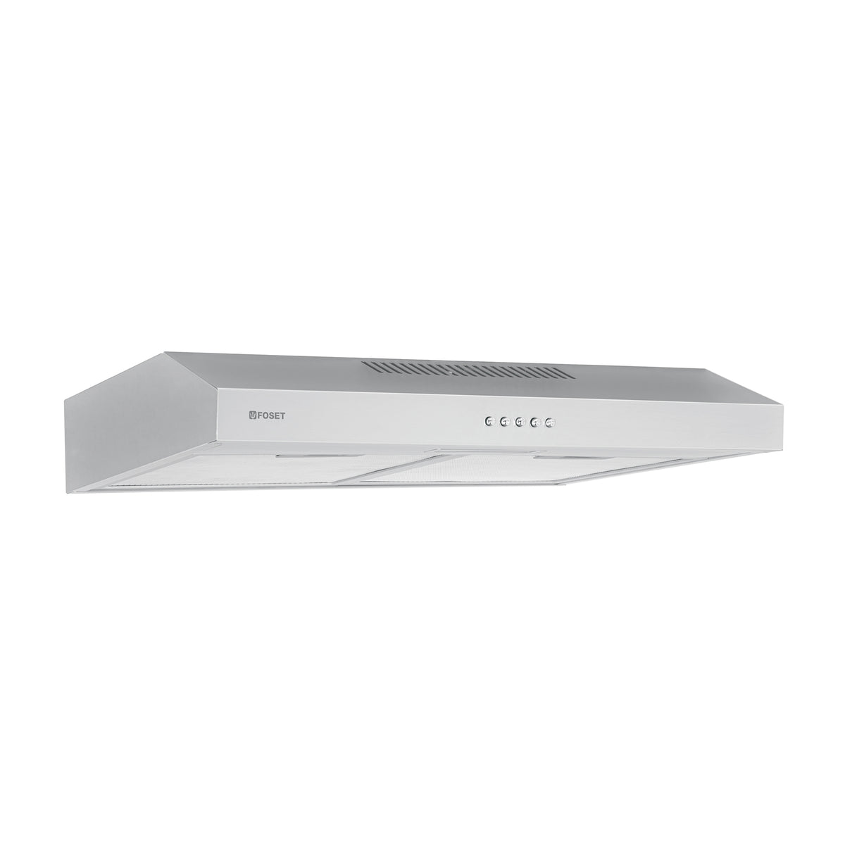 Campana extractora 60 cm, de pared, acero inoxidable, Foset