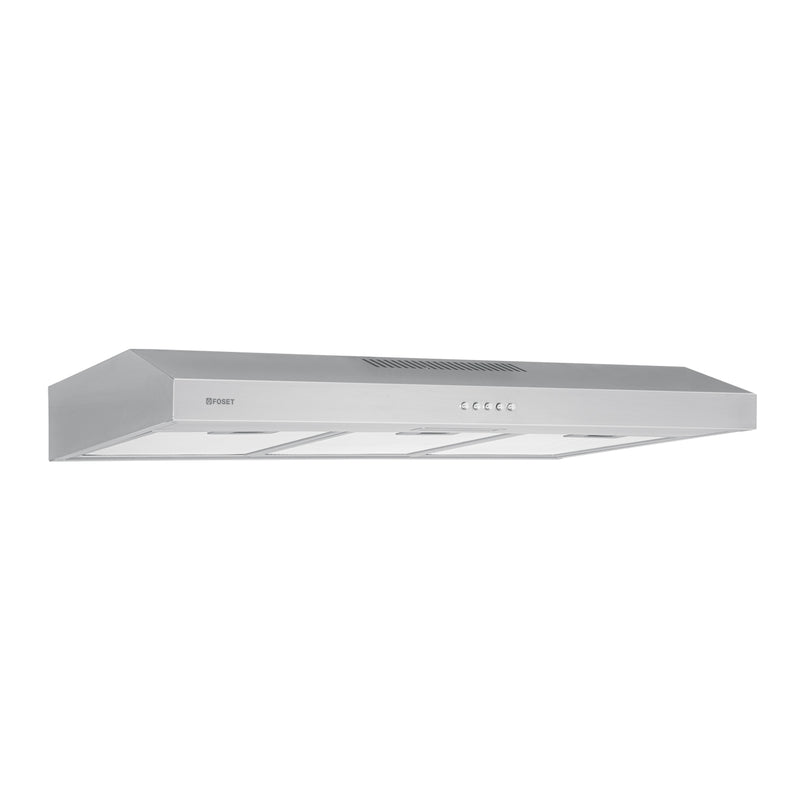 Campana extractora 80 cm, de pared, acero inoxidable, Foset