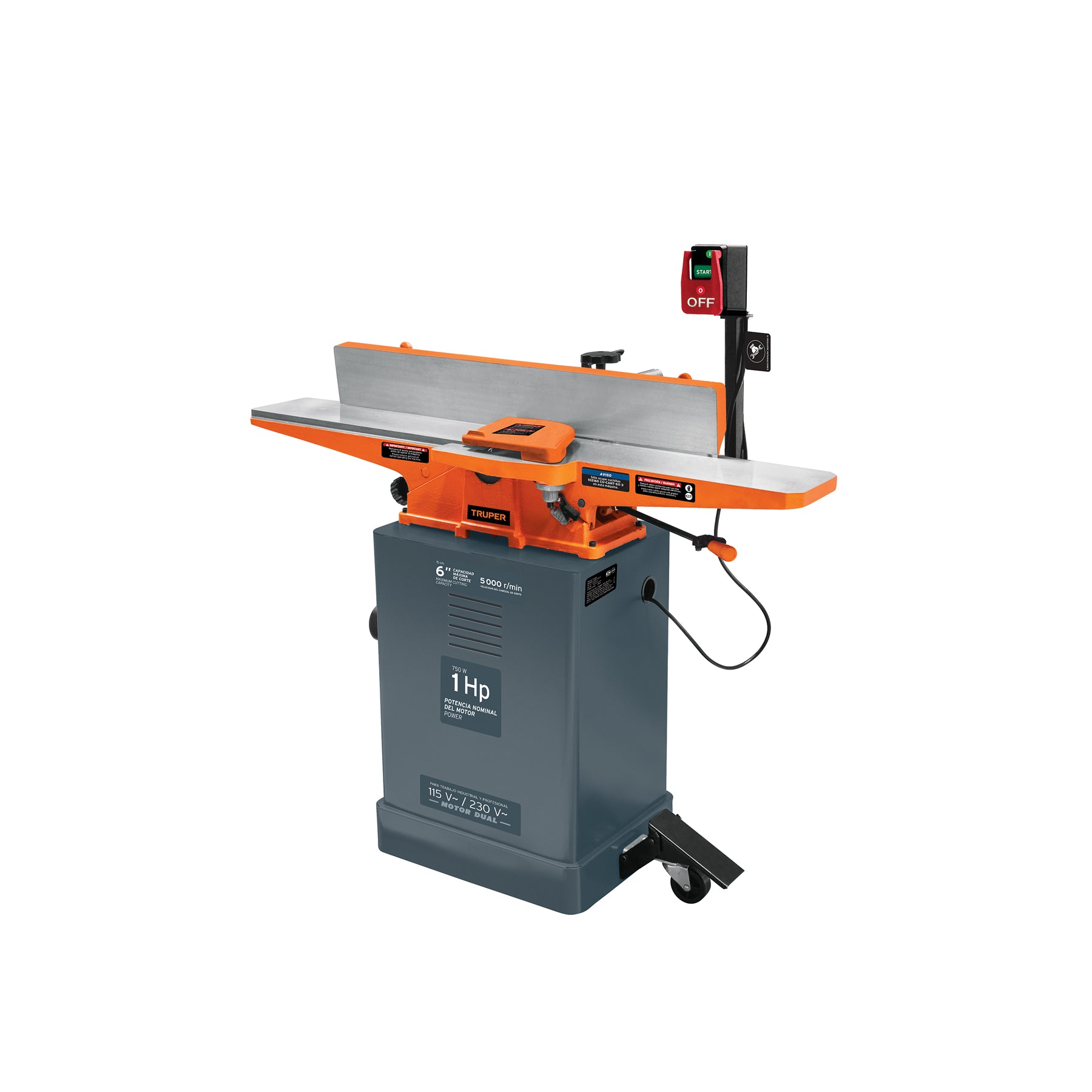 Canteadora 6' de 750 W (1 HP), Truper