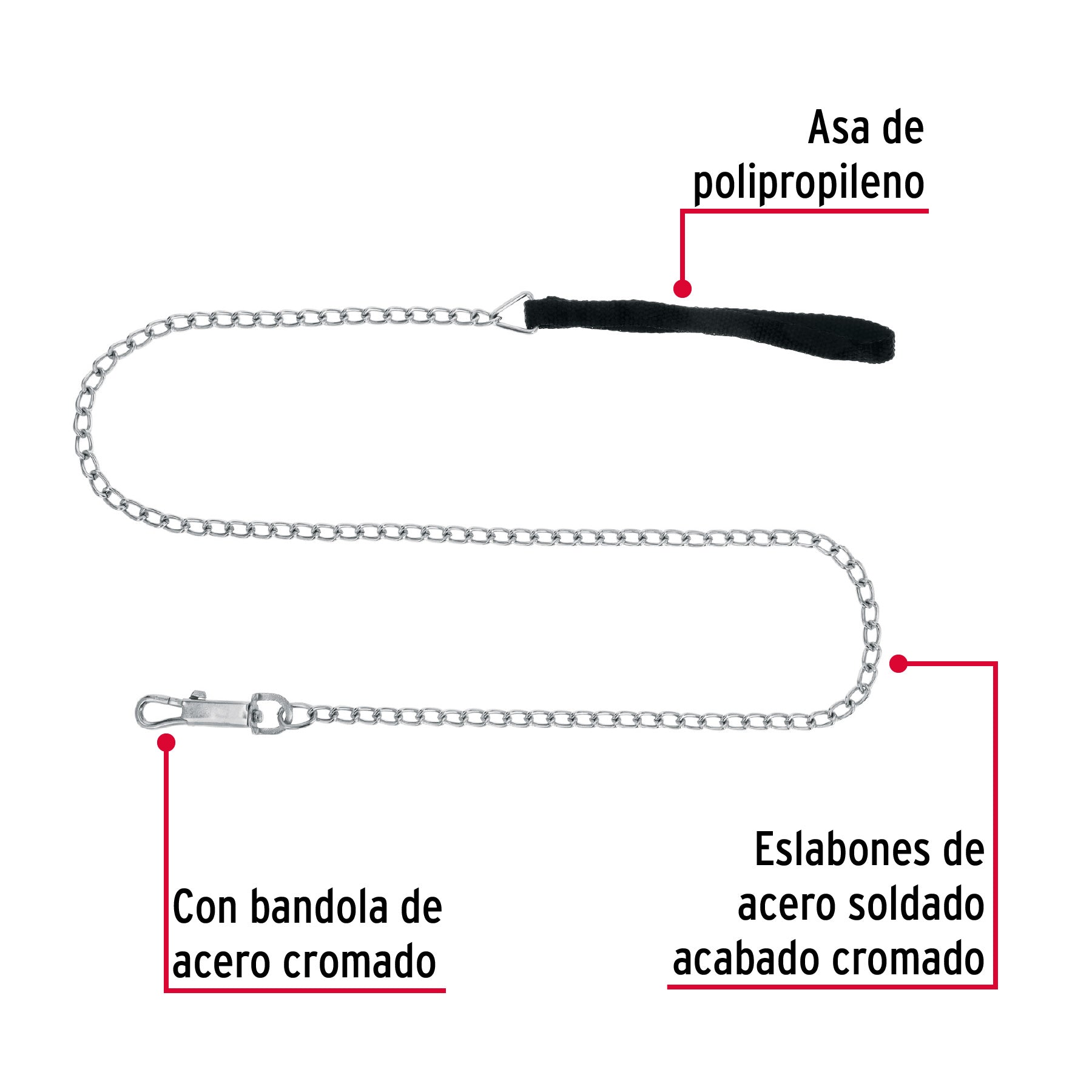 Cadena de paseo para perro # 2.5