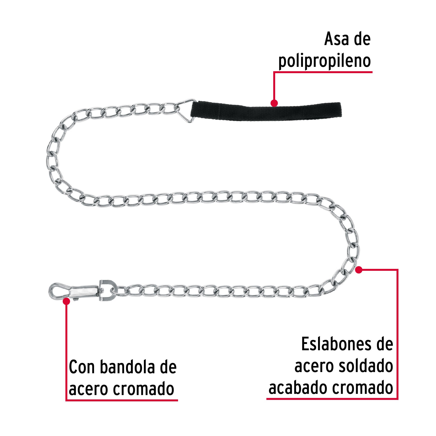 Cadena de paseo para perro # 4.5