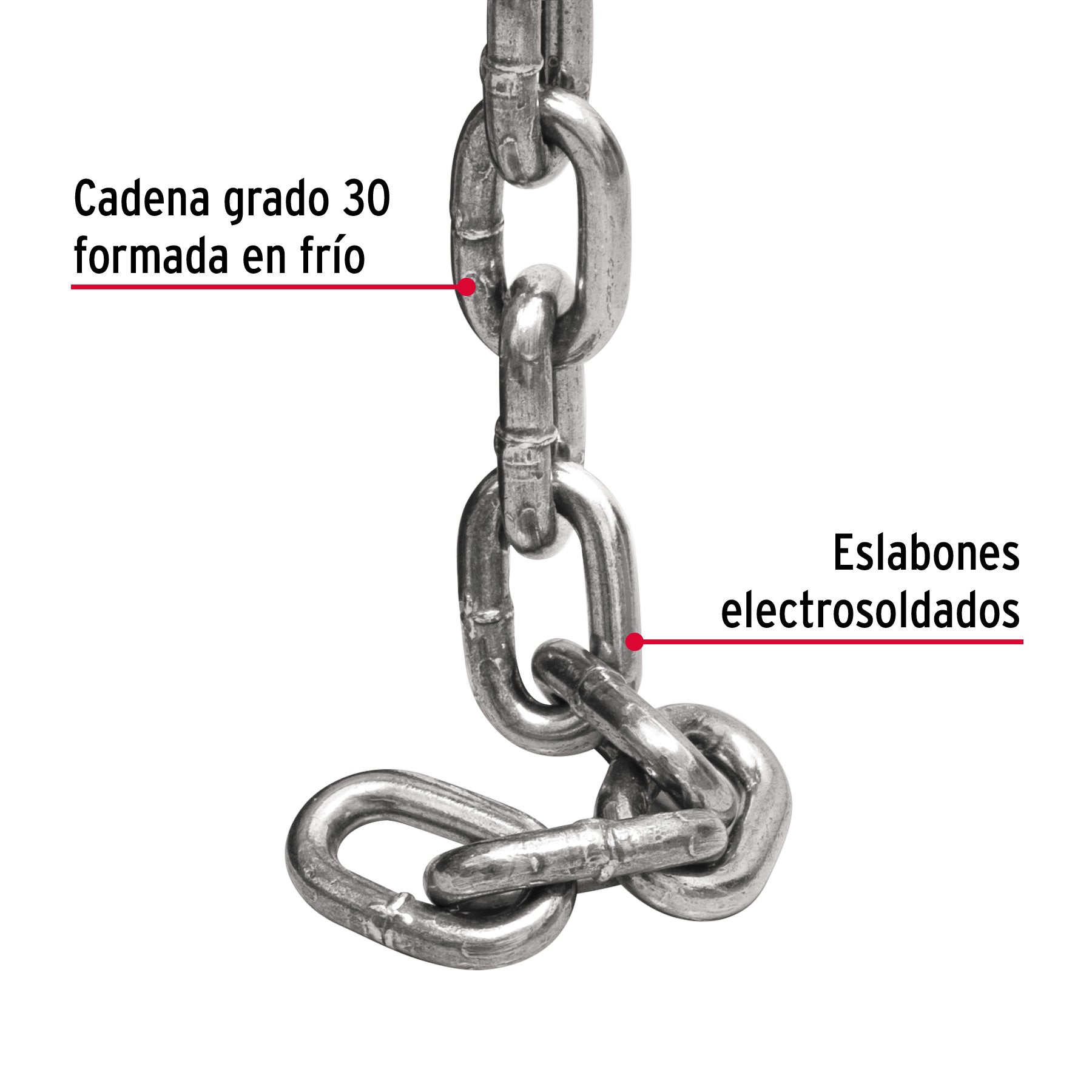 Cadena pulida de 3/8"