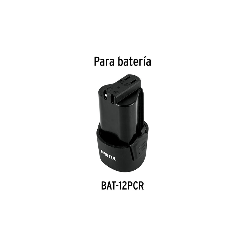 Cargador baterías de ion litio 12V, para ROTI-12PC, PRETUL