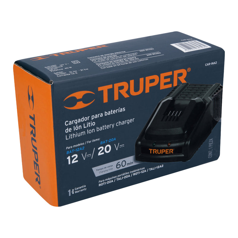 Cargador de baterías ión Litio de 12 a 18 V