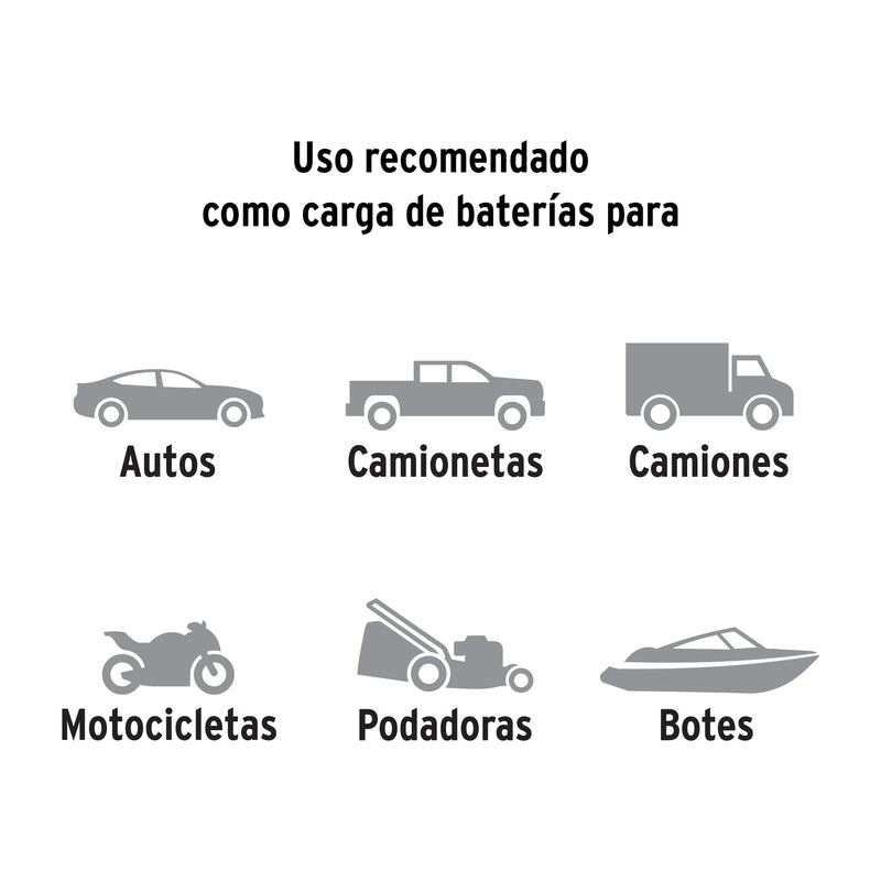 Cargador de baterías con ruedas 12 V, 140 A