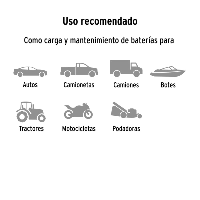 Cargador de baterías, 50 A, 12 volts, Truper Expert