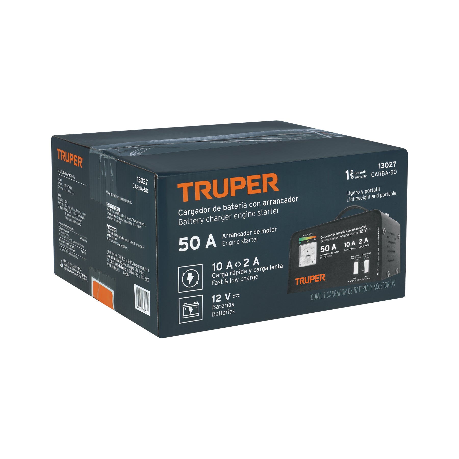 Cargador de baterías 12 V, 50 A