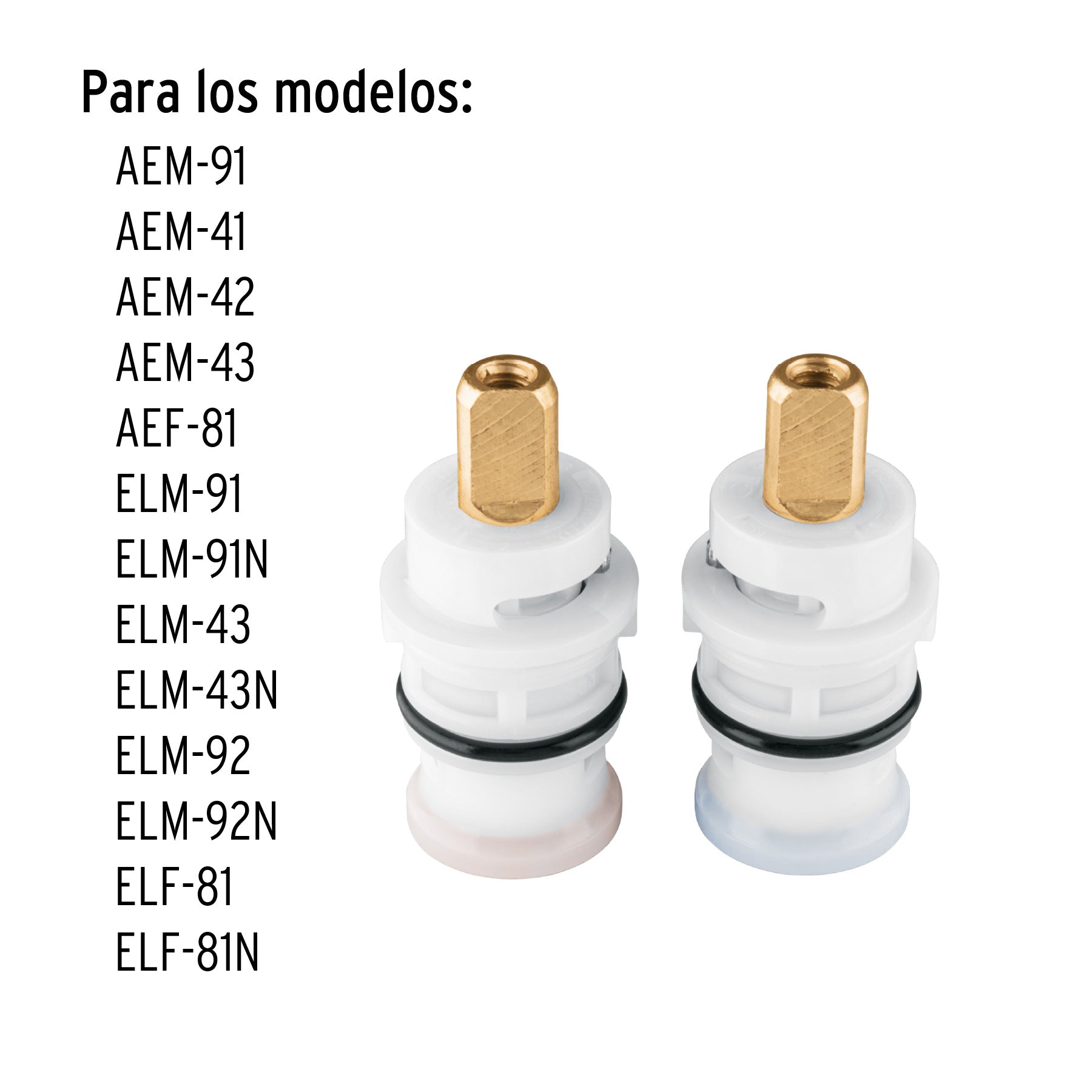 Juego 2 cartuchos cerámicos