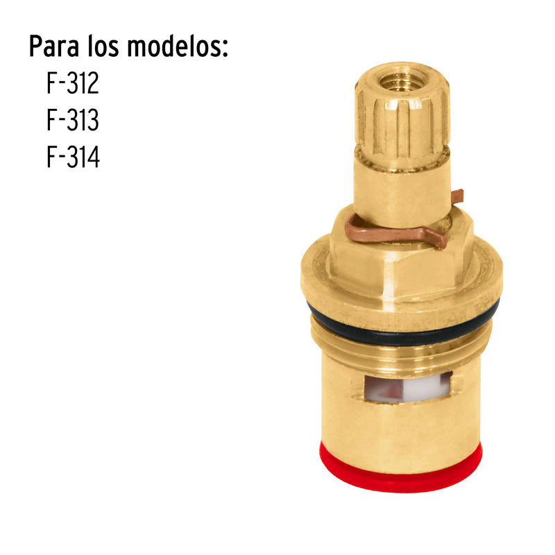 Cartucho cerámico para llave F-312